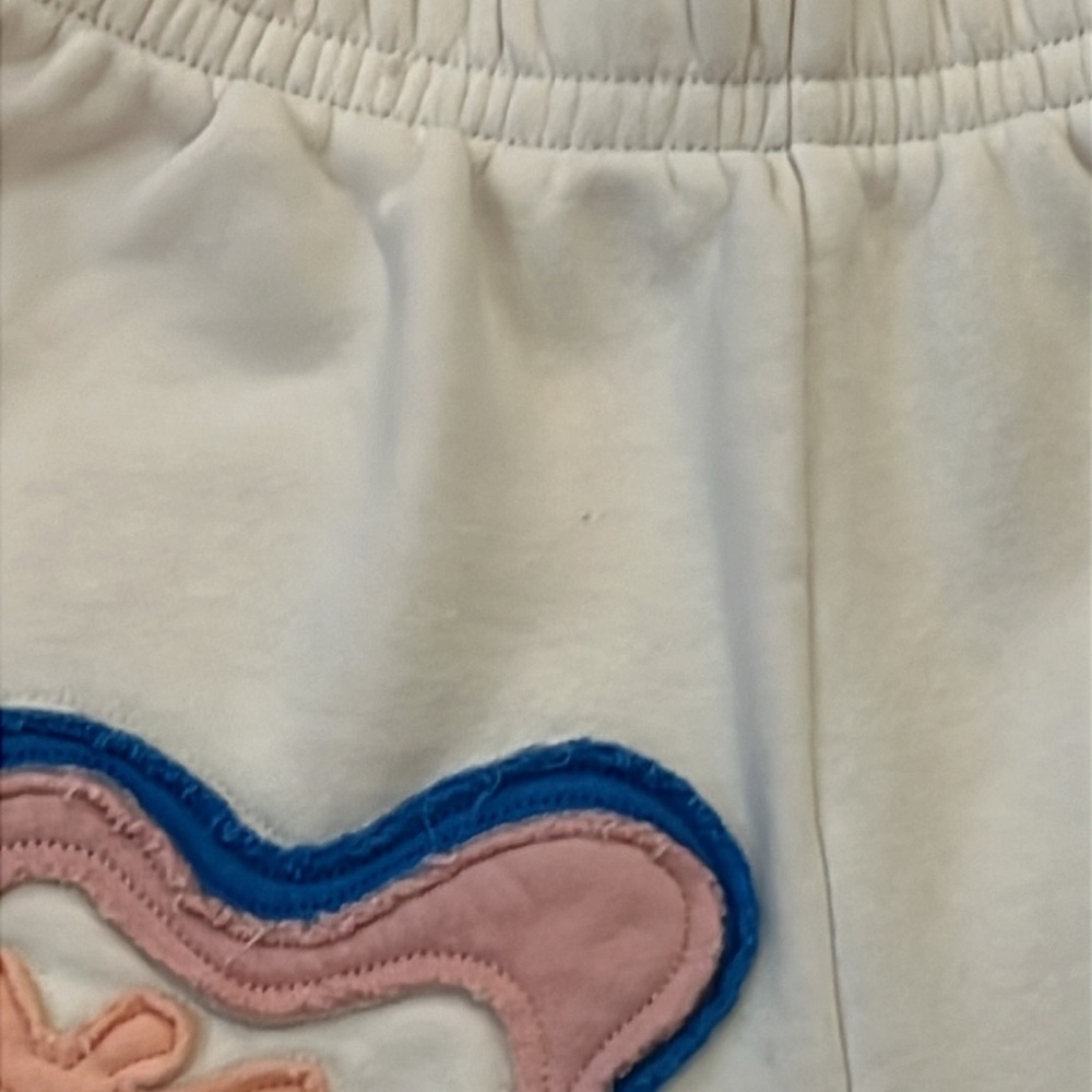 Nike Project U*phoria Embroidered Flower‎ Patch Shorts White Multicolor XS fun - Picture 8 of 15